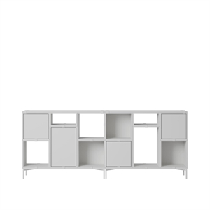 Muuto Stacked Office Shelving Configuration 3 Gray