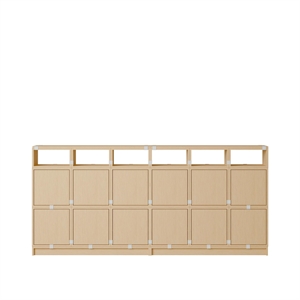 Muuto Stacked Bookcase Configuration 1 Oak