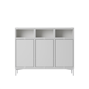 Muuto Stacked Bookcase Configuration 3 Gray