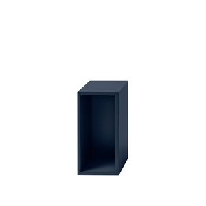 Muuto Stacked Bookcase System Small w. Backplate Midnight Blue
