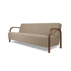 Mazo ARCH 3-Seater Sofa Nobilis/Taiga Taupe/Smoked Oak