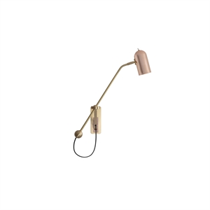 Bert Frank Stasis Wall Lamp Brushed Brass/ Polished Copper