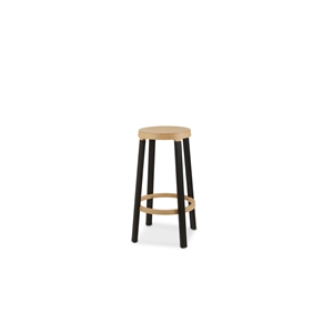 EstabliHed & Sons Step Bar Stool H65 Blue/ Black