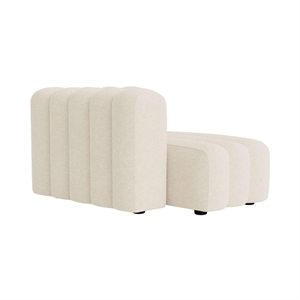 NORR11 Studio Lounge Small Short Armrest For Sofa Right Barnum 24