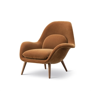 Fredericia Furniture Swoon Armchair Smoked Oak/Grand Mohair 2103