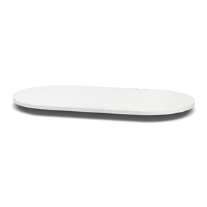TipToe Table Top Oblong 100x50cm Recycled Plastic White