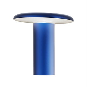 Artemide Takku Portable Table Lamp Anodized Blue
