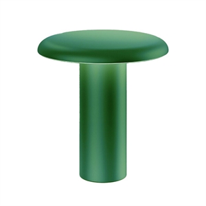 Artemide Takku Portable Table Lamp Anodized Green