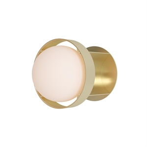 Tala Loop Wall Lamp Large Gold with Sphere IV