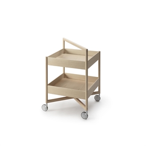 Nikari Taso Tray High with Wheels Oak