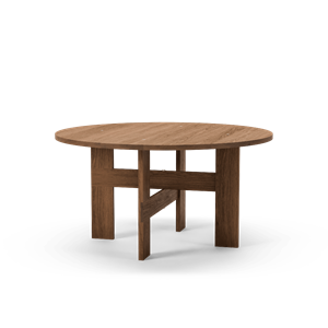 Thorup Copenhagen Mio Dining Table Ø140 Solid Stained Oak