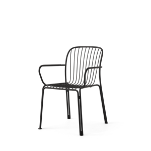&Tradition Thorvald SC95 Dining Chair With Armrest Warm Black