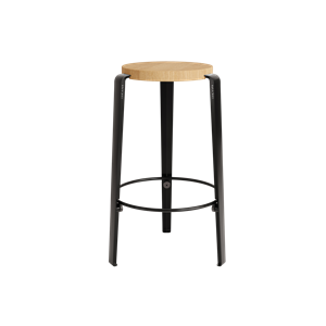 TipToe MI LOU Stool Oak/Graphite Black