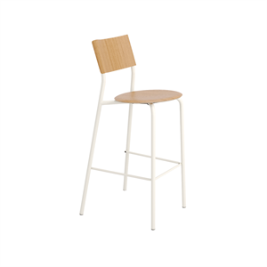 TipToe SSD Bar Stool 75 cm Oak/Cream White