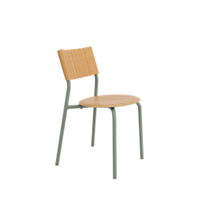 TipToe SSD Dining Chair Oak/Eucalyptus Grey