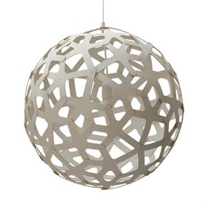 David Trubridge Coral Ø80 White/ White Pendant