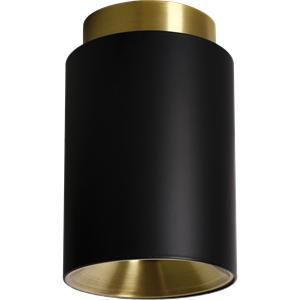 DCW Tobo C85 Ceiling Light Black/ Brass