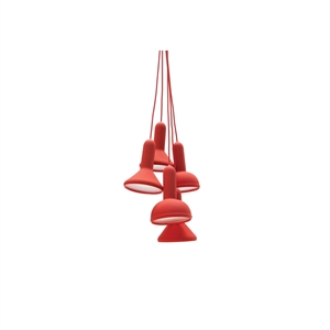 Established & Sons TORCH LIGHT BUNCH S5 Pendant H140 Red