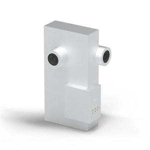 Transparent Brutalist Sculpture Speaker Metal