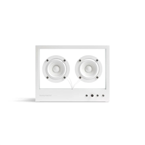 Transparent Speaker Small White