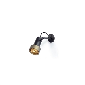 Trizo 21 2Thirty-W1 Honeycomb Wall Lamp Black/ Bronze Ring