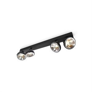 Trizo 21 PIN-UP 4 Spot & Ceiling Lamp Black
