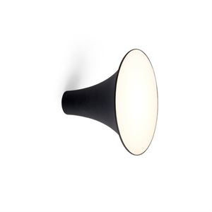 Trizo 21 Sirens Wall lamp Black + Mat glass Small