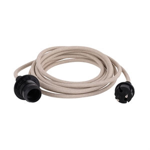 Watt & Wick Outdoor Cable Set For E27 Natural
