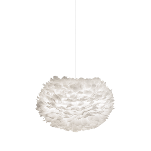 Umage Eos Pendant Medium White with Cone Rosette In White