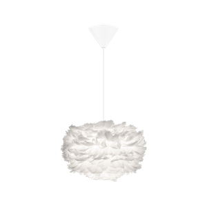 Umage Eos Pendant Mini White with Cone Rosette In White