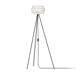 Umage Eos Tripod Floor Lamp Mini White with Legs in Black