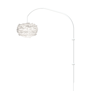 Umage Eos Willow Single Wall Lamp Mini White with Suspension in White
