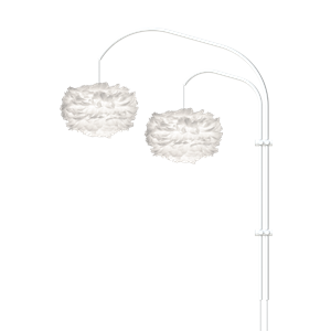 Umage Eos Willow Double Wall Lamp Mini White with Suspension in White