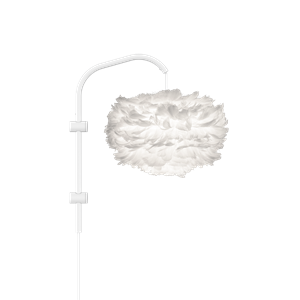 Umage Eos Willow Wall Lamp Mini White with Suspension in White