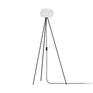 Umage Eos Tripod Floor Lamp Micro White with Legs in Black