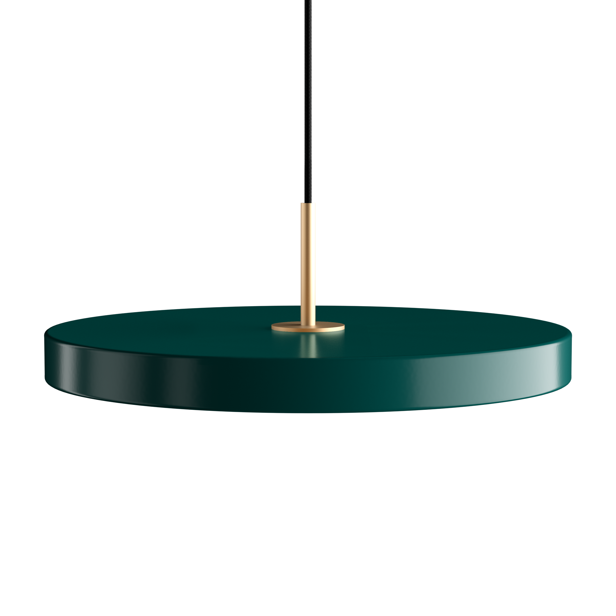 Umage Asteria Pendant Green with Brass Top