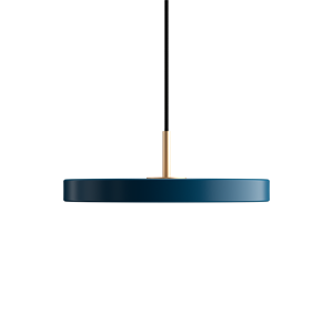 Umage Asteria Mini Pendant Petroleum Blue with Brass Top