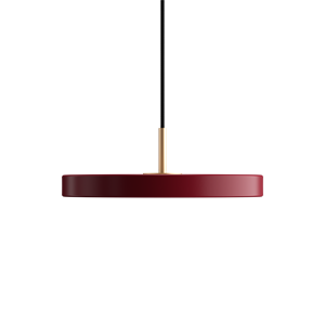 Umage Asteria Mini Pendant Red with Brass Top