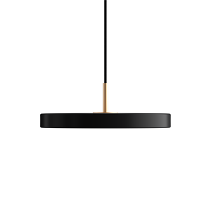 Umage Asteria Mini Pendant Black with Brass Top