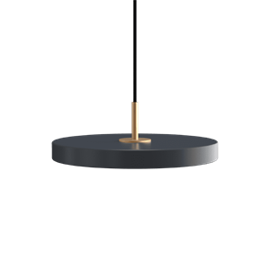 Umage Asteria Plus Mini Pendant Anthracite Grey/ Brass