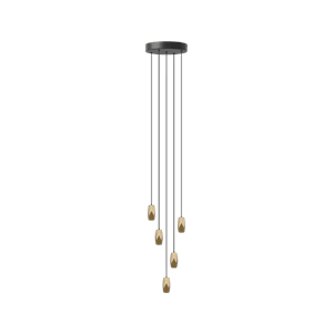 Umage Brighter Days Penta Pendant With Cluster 5 Brass