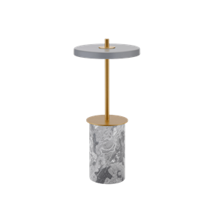 Umage Asteria Move Portable Lamp Mini Gray Marble/ Brass
