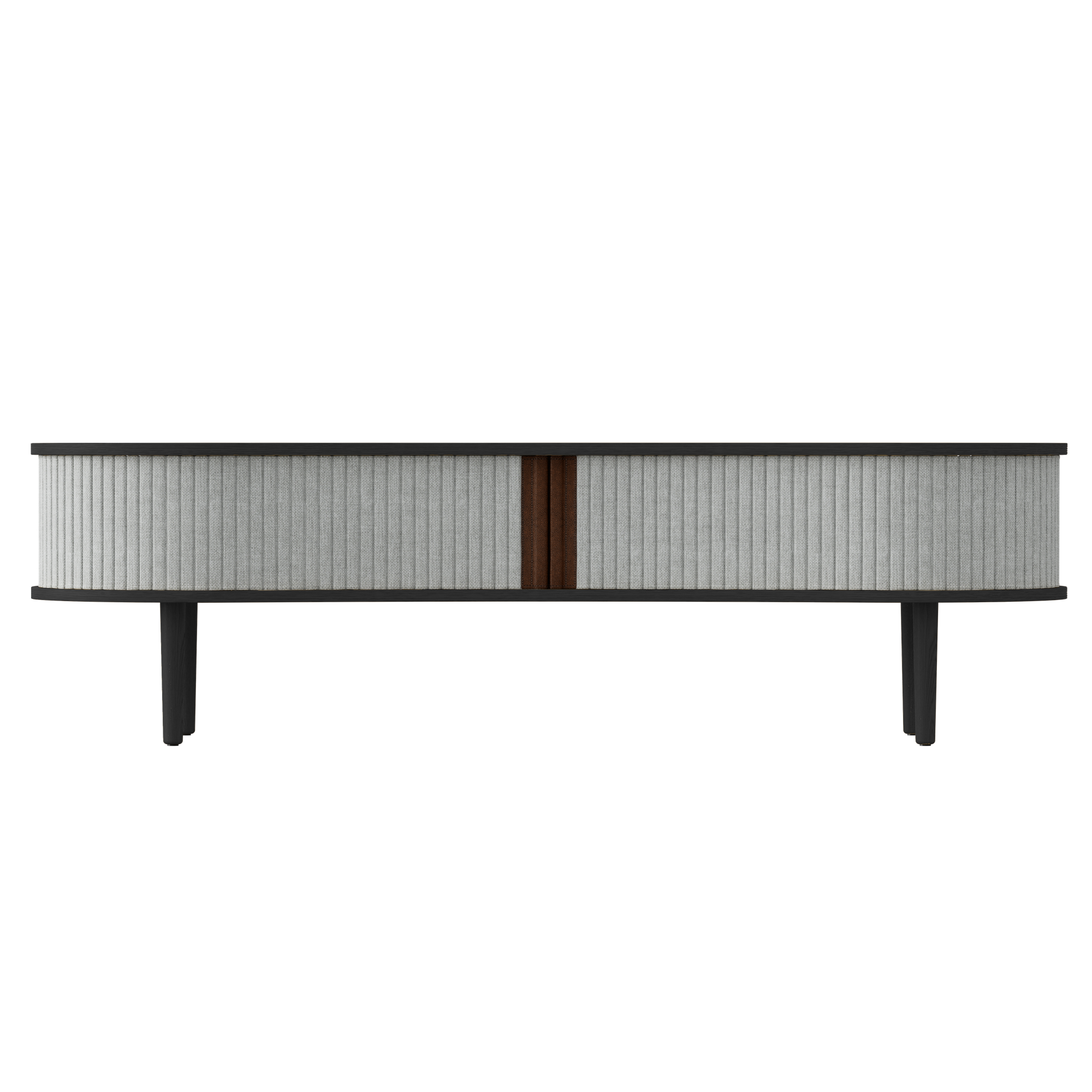 Umage Audacious TV Bench Black Oak/Sterling AndLight