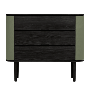 Umage Treasures Cabinet With 2 Doors Black Oak/Morning Meadows