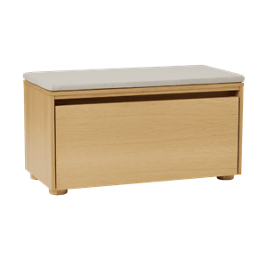 Umage Hideaway Veneered Cabinet With Door & Shelf Oak/White Sand