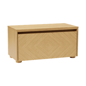 Umage Hideaway Grid Cabinet With Door & Shelf Oak