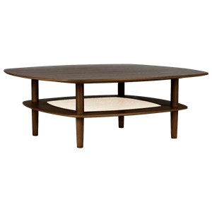 Umage Together Smooth Square 100 Coffee Table Low Dark Oak