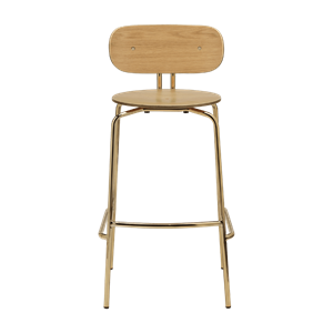 Umage Curious Barstool Oak/ Brass