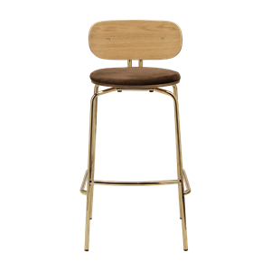 Umage Curious Barstool Teddy Brown/ Brass