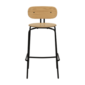 Umage Curious Barstool Oak/ Black